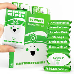 Moonies Impossibly-Compact Travel Wipes Pack for easy on-the-go hygiene