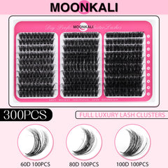 MOONKALI 12-18mm lengths customize fullness and eye shape