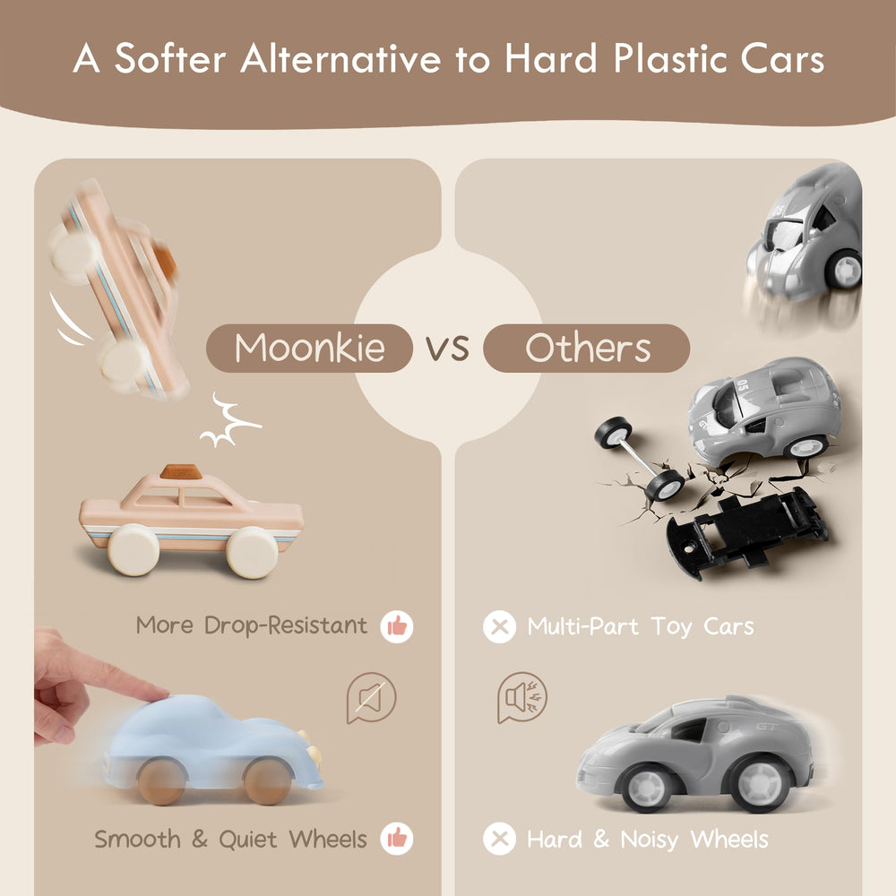 Moonkie bath-time car toy ready for splashy play and easy cleaning.