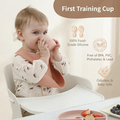 Moonkie self-feeding demonstration promotes baby-led independence at mealtime.