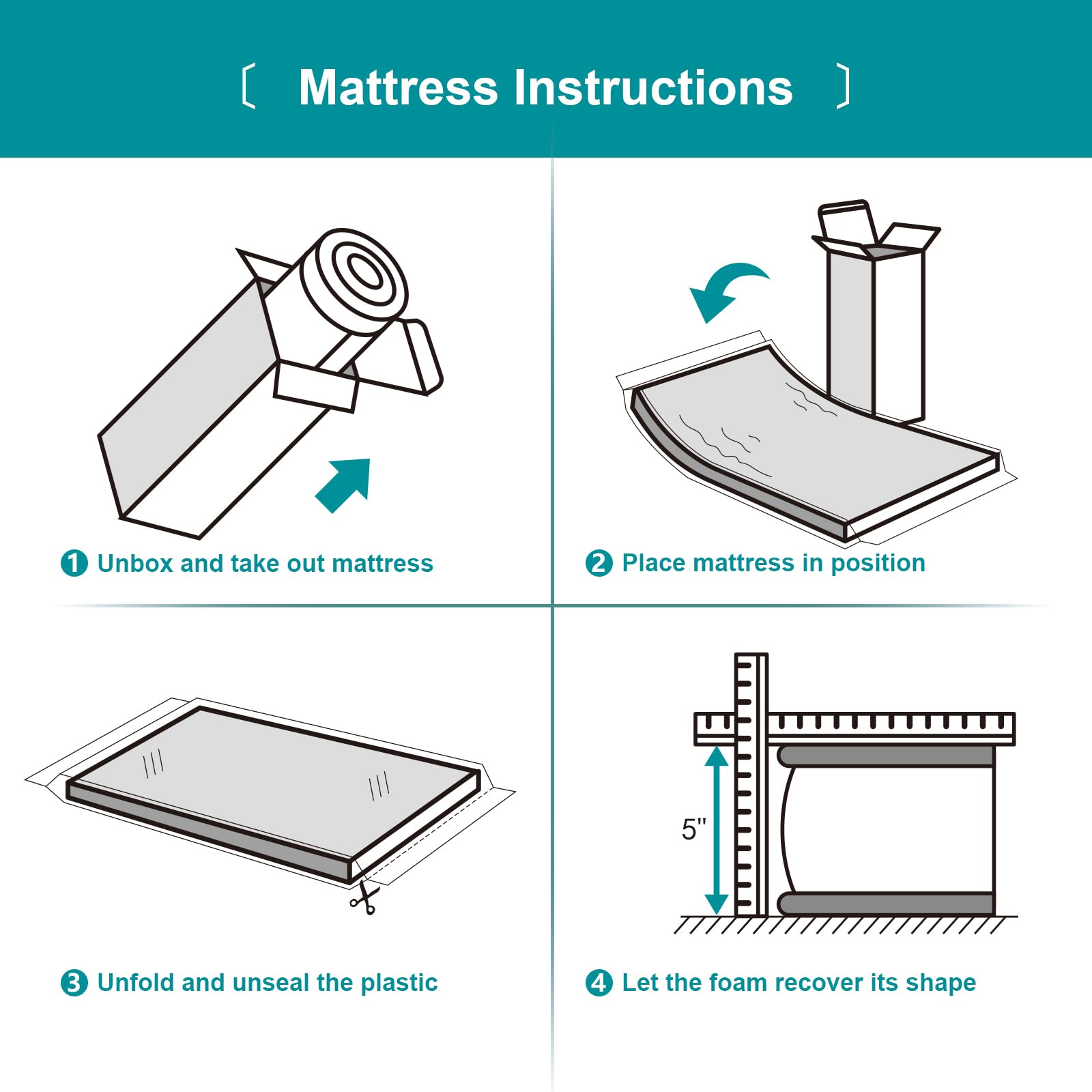 Moonlightfamily toddler mattress fits standard toddler beds for easy setup