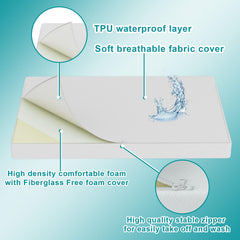 Moonlightfamily toddler mattress removable washable cover demonstrates easy care