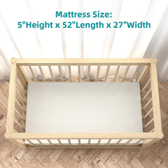 Moonlightfamily toddler mattress TPU back layer blocks moisture from foam