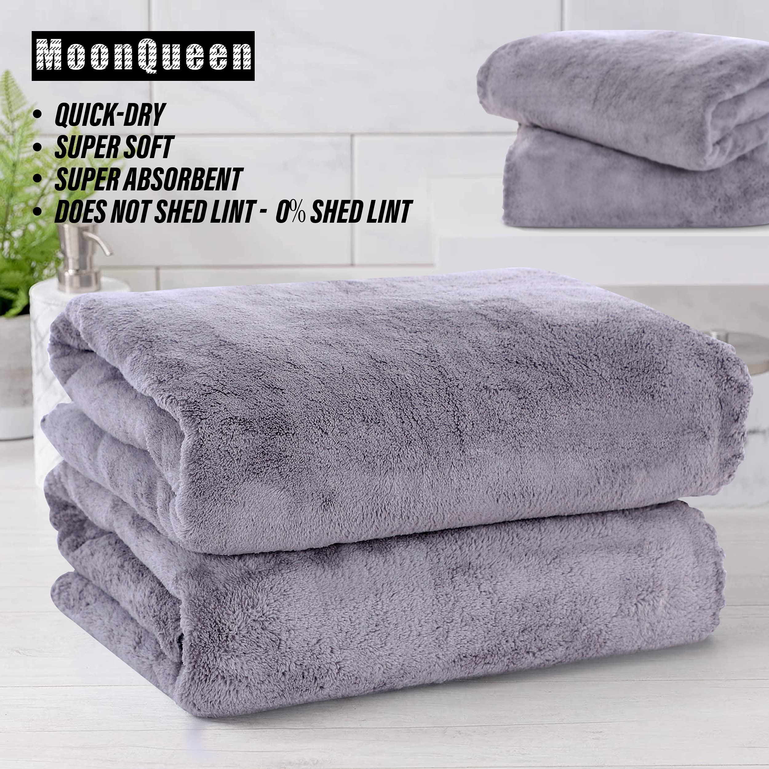 MOONQUEEN 0% lint shed feature keeps laundry cleaner.