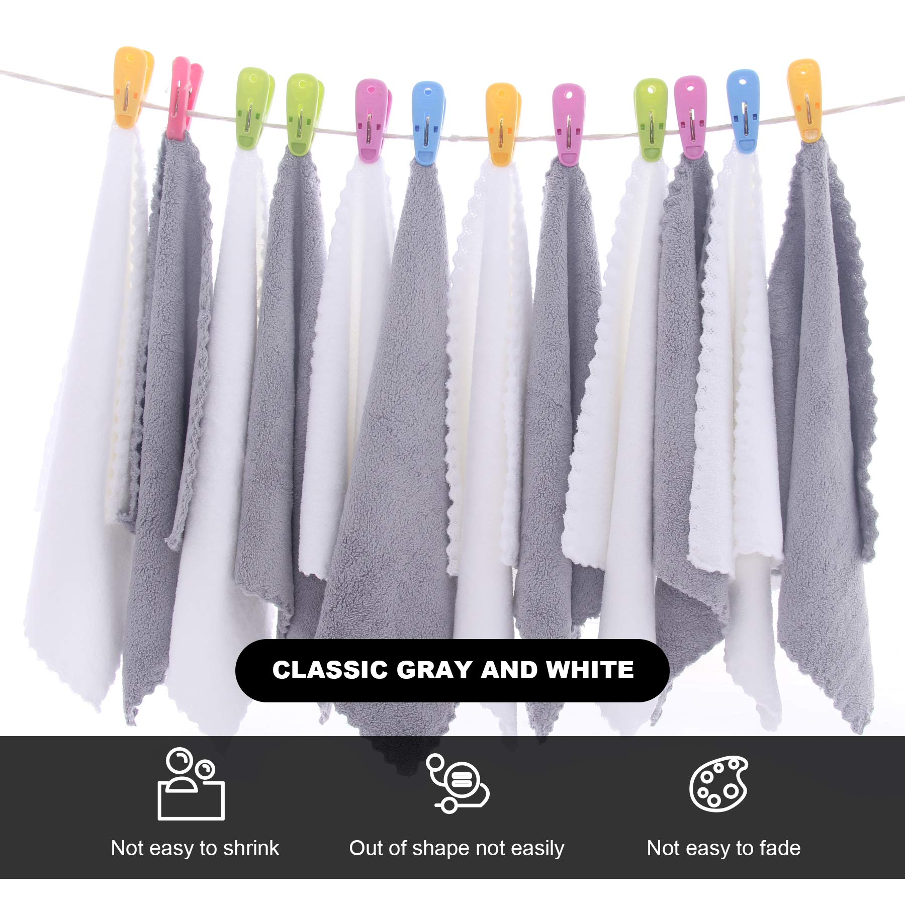 MOONQUEEN easy-care washcloths stay soft after multiple uses
