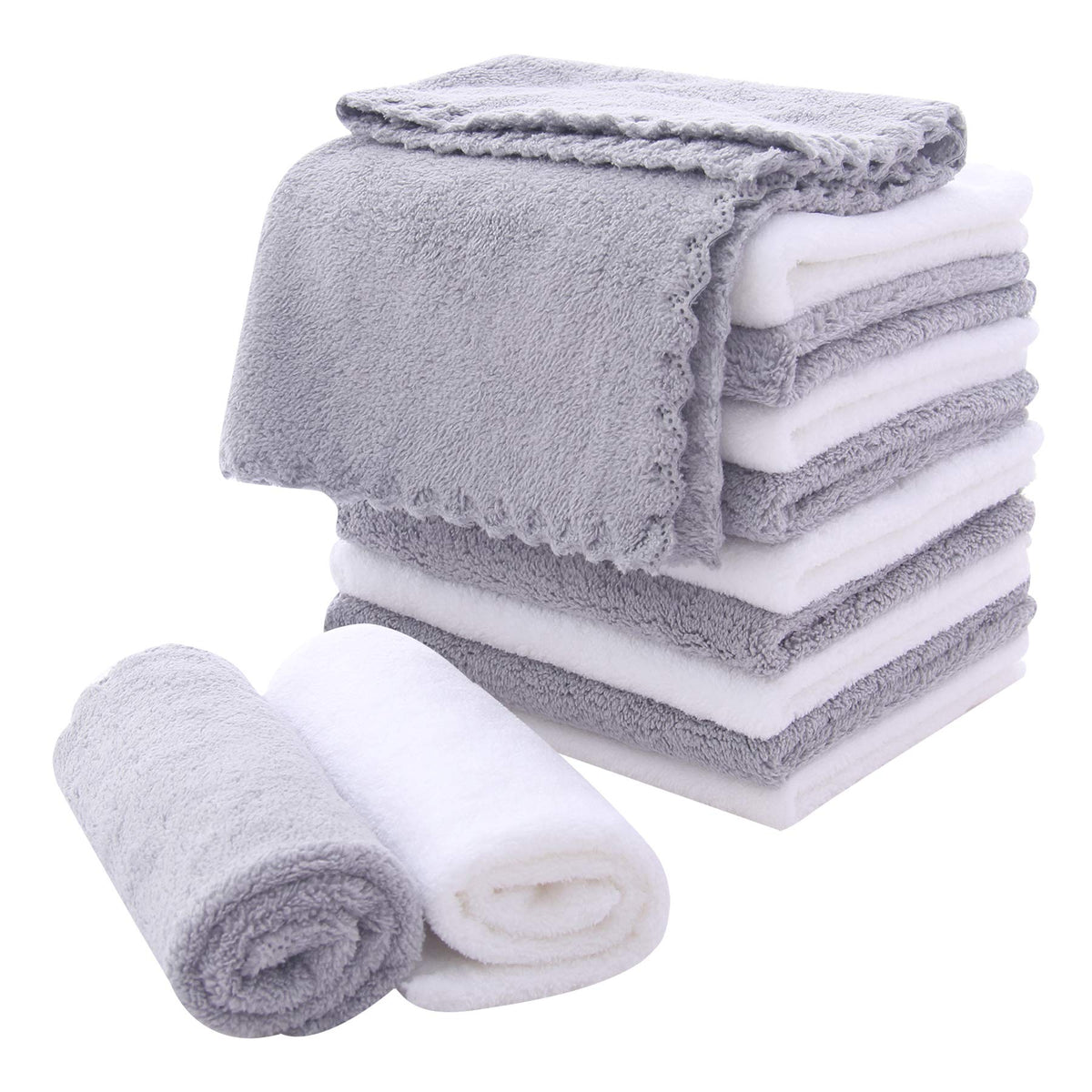 MOONQUEEN microfiber face cloths with a soft texture for gentle makeup removal