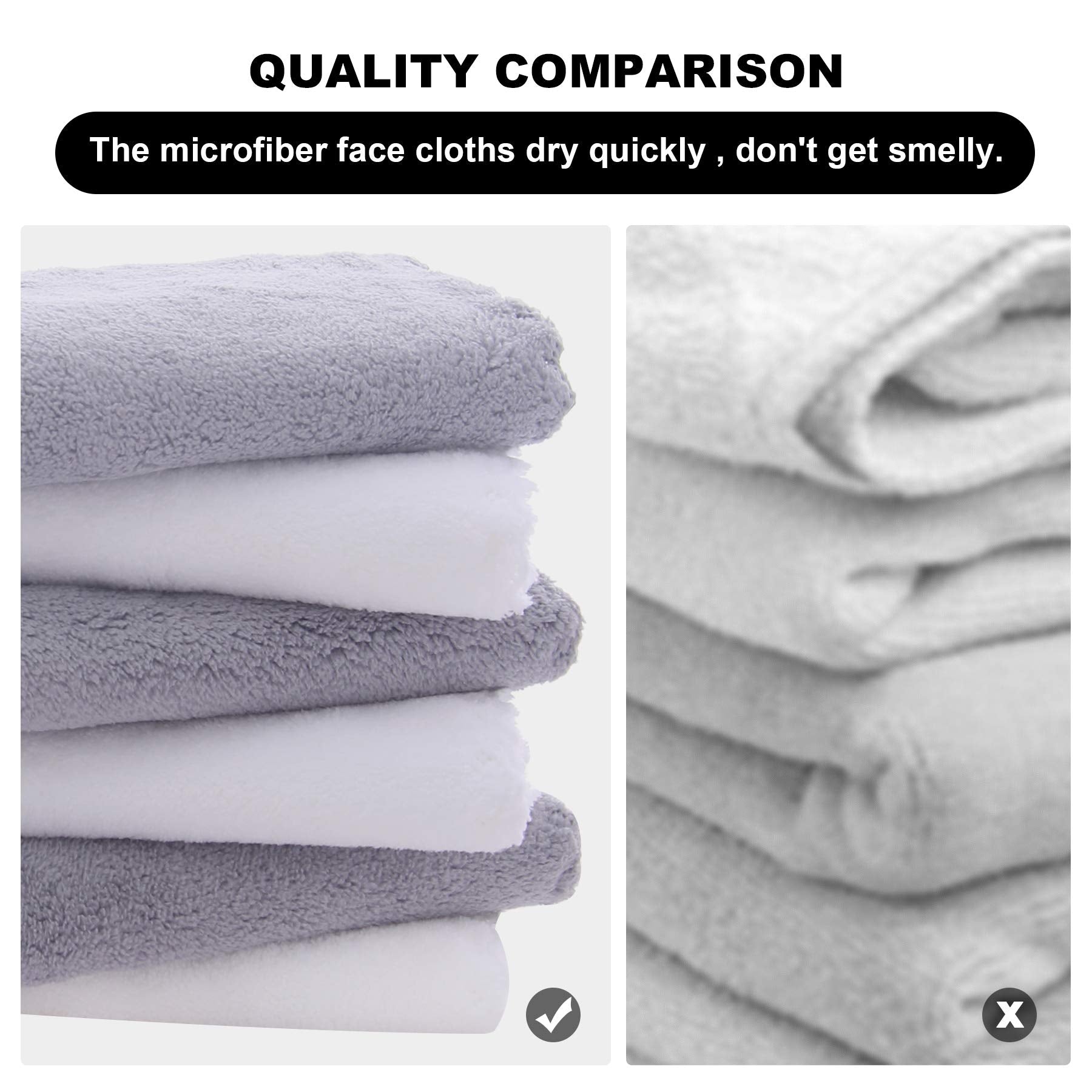 MOONQUEEN quick-dry microfiber fabric keeps routines fast and fresh
