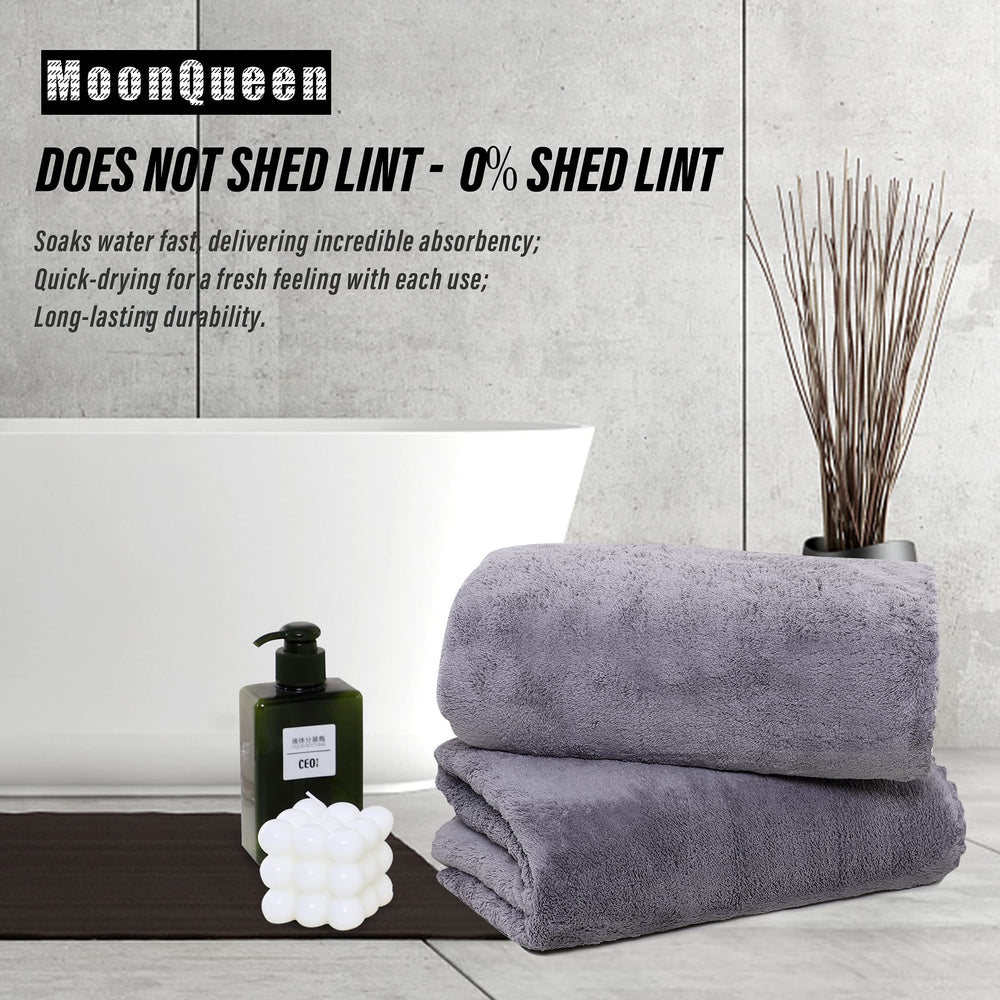 MOONQUEEN ultra-soft touch for comfortable drying.