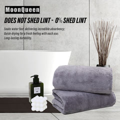 MOONQUEEN ultra-soft touch for comfortable drying.