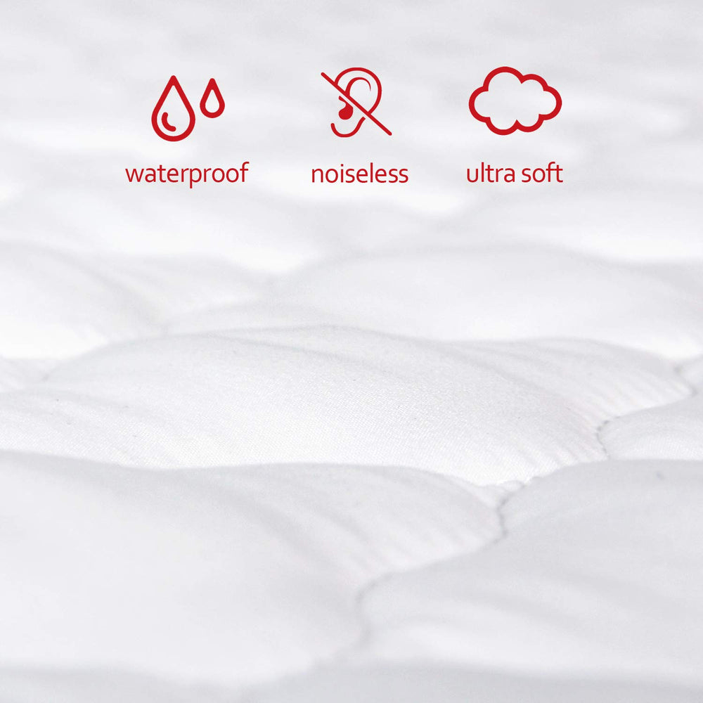 Moonsea quilted filling close-up on the mattress pad cover
