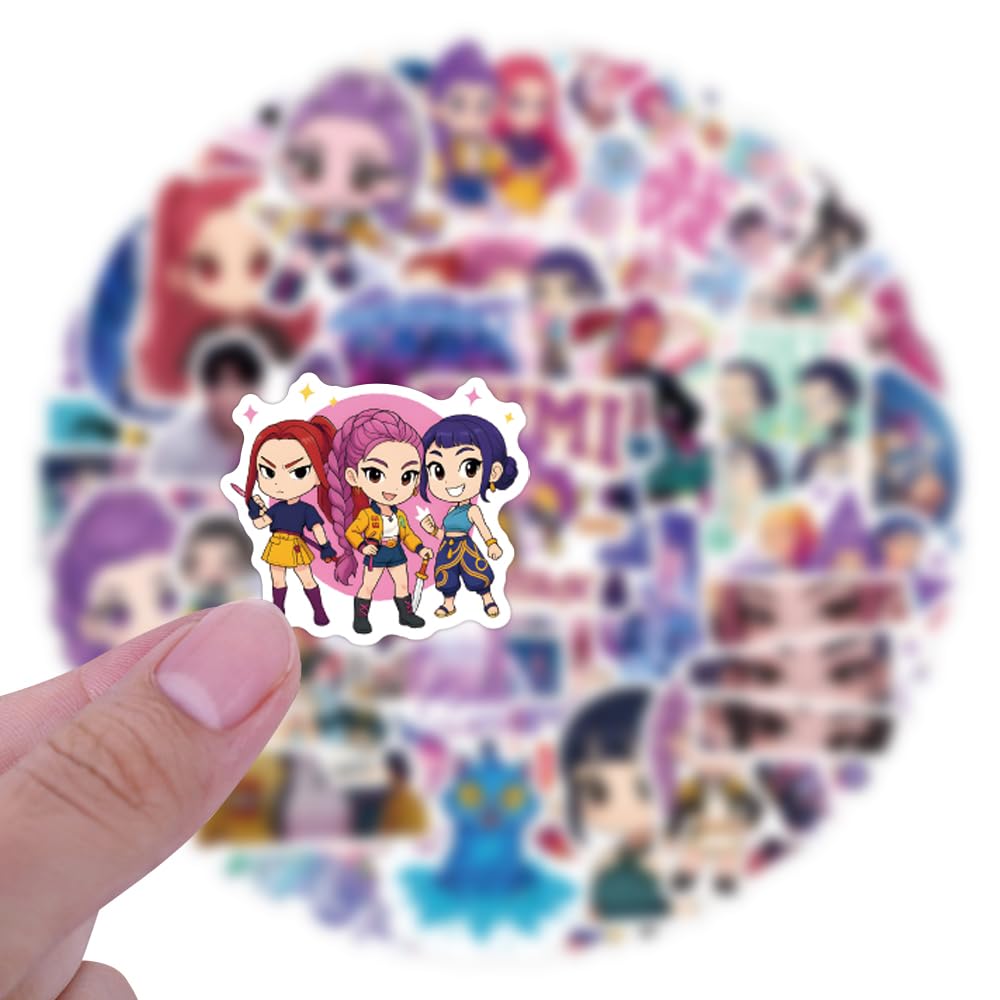 MOQIAN demon cartoon stickers on phone case add style and easy customization.