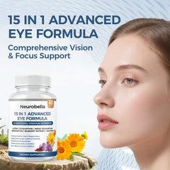 MORANDEE Neurobella eye formula label highlighting lutein and zeaxanthin ingredients
