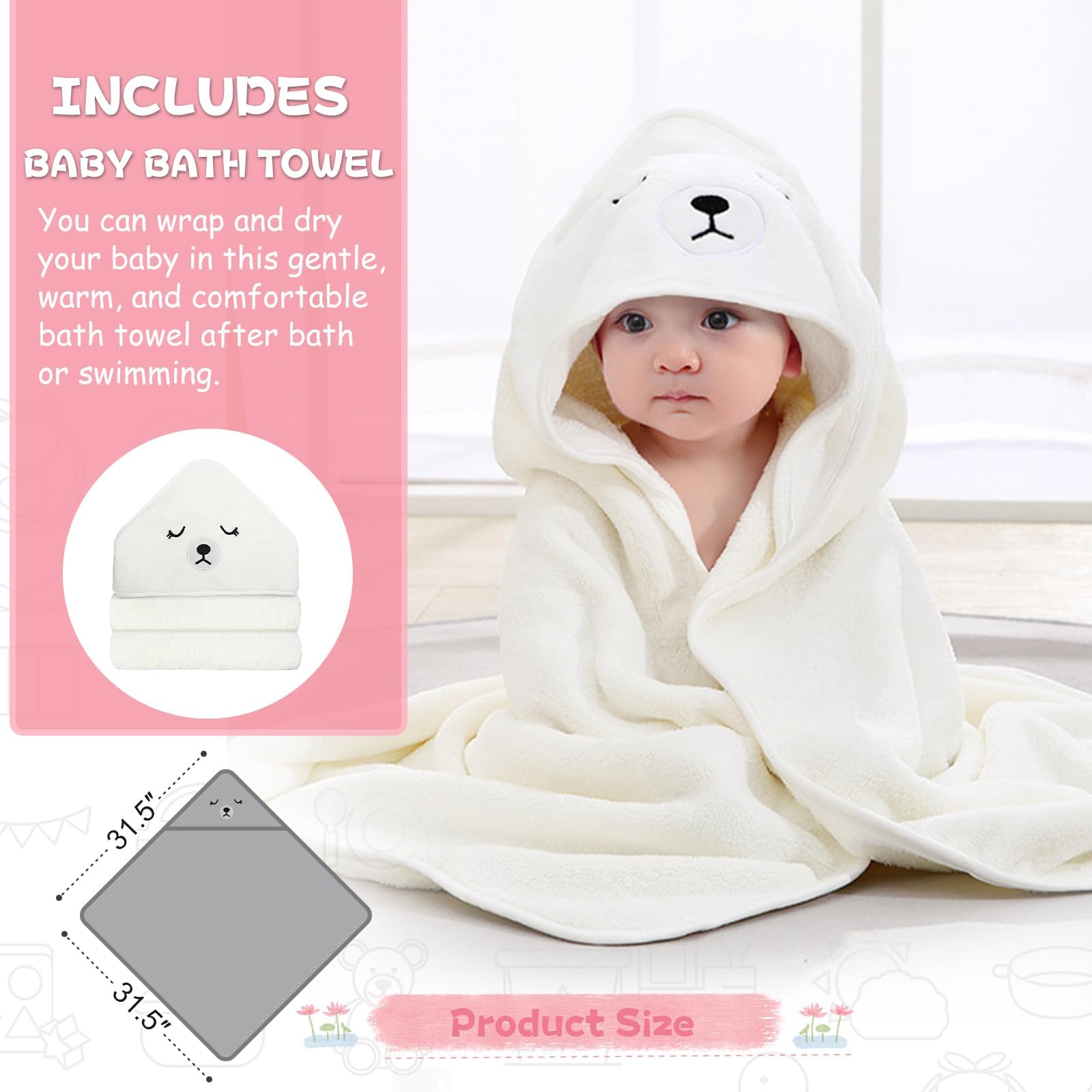 MoreFeel tub grows with child from newborn to toddler (0-36 months).
