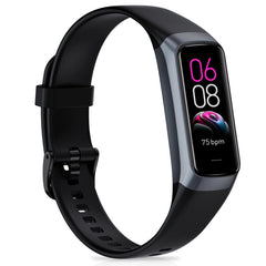 Moremore Fitness Tracker with AMOLED screen for clear daytime viewing.