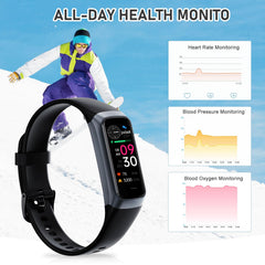 Moremore Fitness Tracker heart rate monitor provides real-time feedback during workouts.