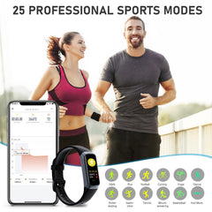 Moremore Fitness Tracker notifications keep calls and messages within reach.