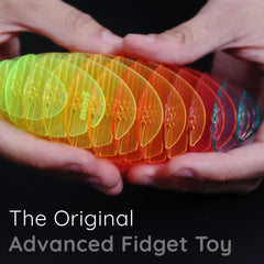 Morf Fidget Worm fits in pocket for travel-friendly stress relief anywhere.