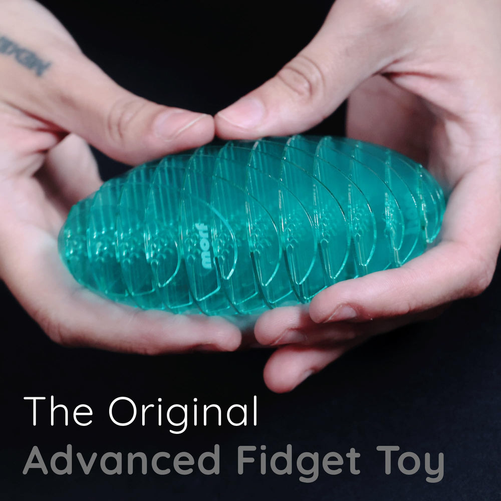 Morf Fidget Worm pocket-sized companion for classroom or desk focus.