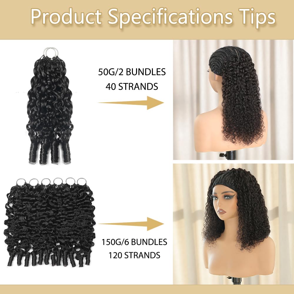 Morgenstar invisible knotless crochet bundles deliver a seamless, comfortable finish.