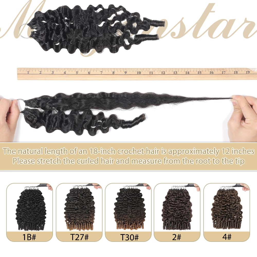 Morgenstar lightweight, breathable crochet hair minimizes tension for all-day wear.