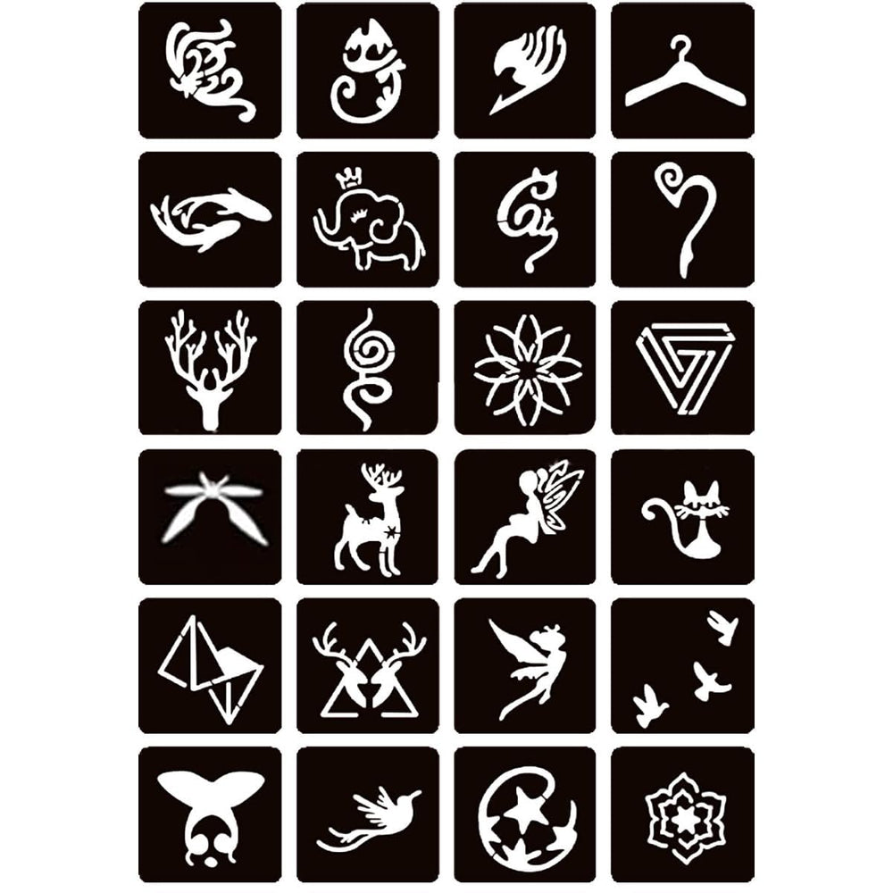 Moricher 101 stencils in varied sizes enable creative patterns.