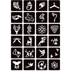 Moricher 101 stencils in varied sizes enable creative patterns.