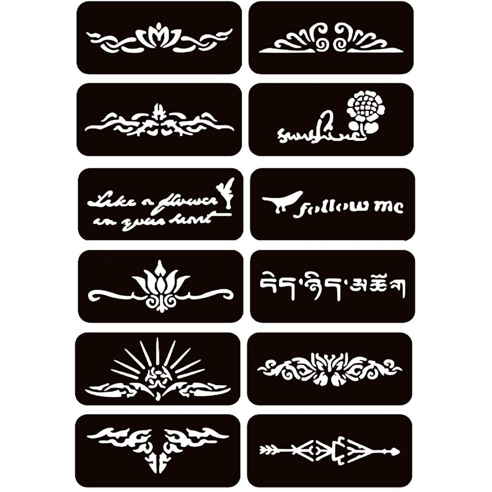 Moricher Henna tattoo kit setup supports at-home party art ideas.