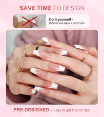 Morily nails with included glass file for precise shaping