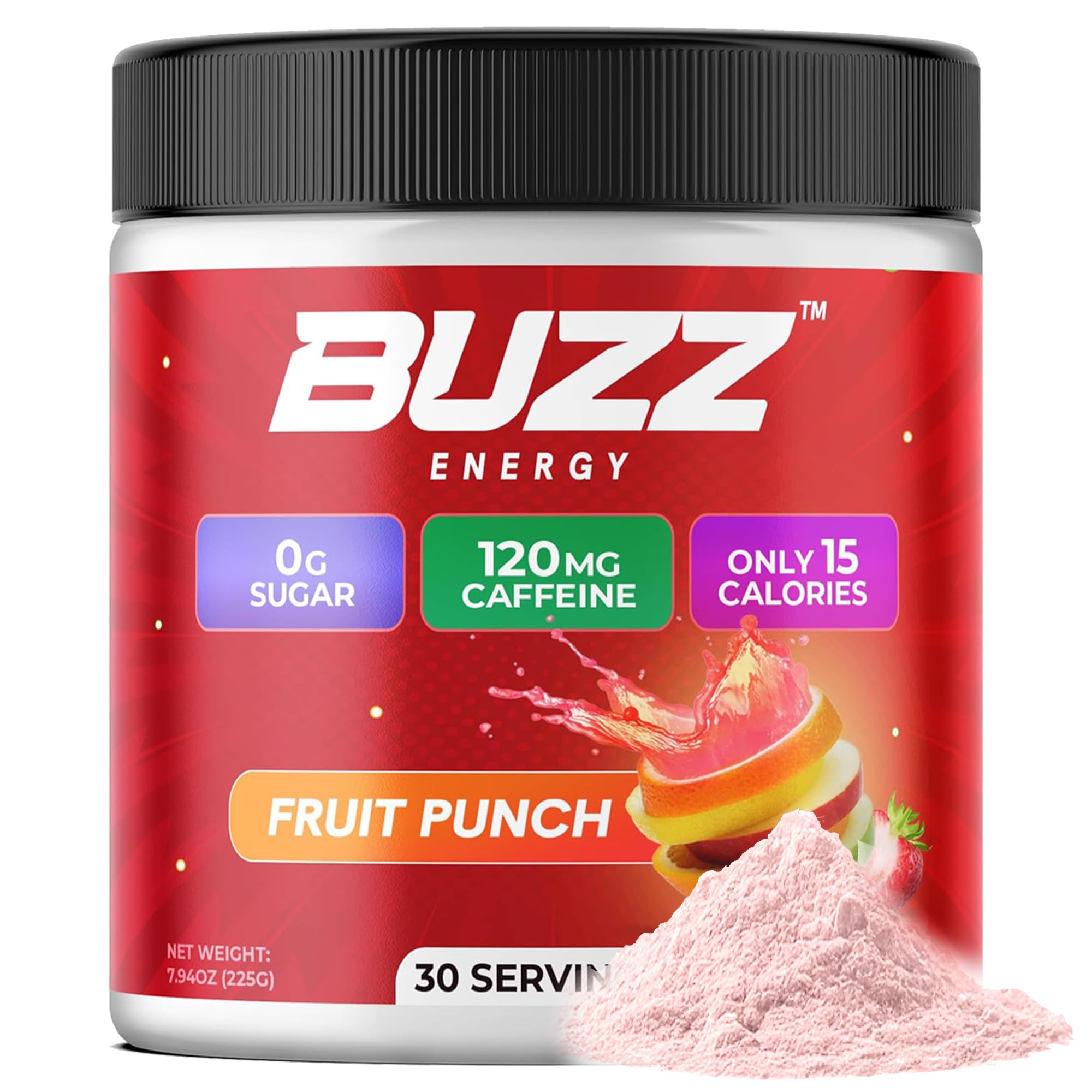 Morning Buzz Energy Powder mixed drink in glass highlighting flavor
