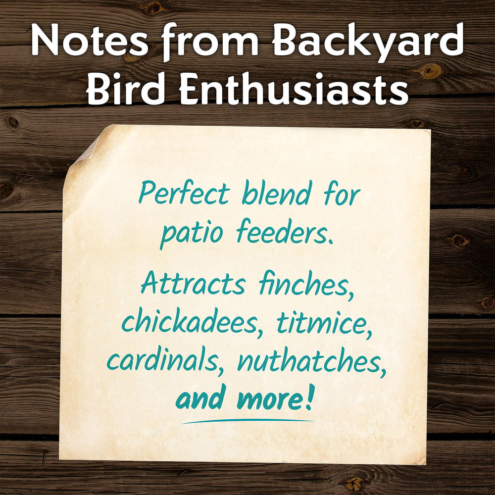 Morning Song high-energy bird seed with nuts and chips.