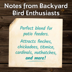 Morning Song high-energy bird seed with nuts and chips.