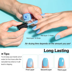 Morovan mirror-shine polish on nails after proper prep.