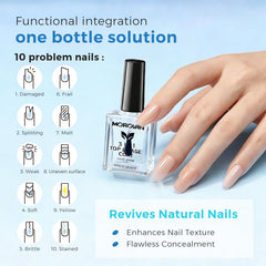Morovan Base Coat Nail Strengthener quick-dry time highlights fast air-dry finish