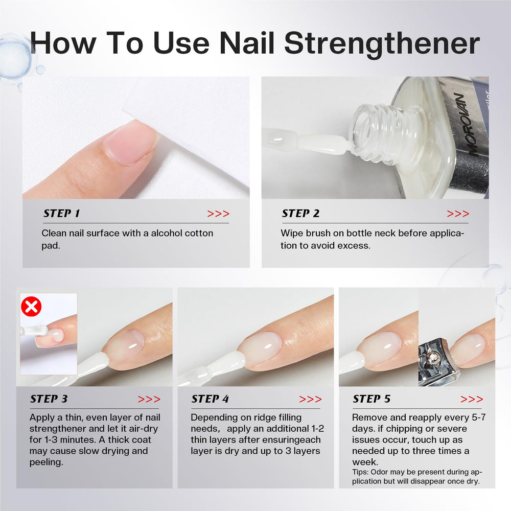 Daily Morovan use promotes durable nail care and protection