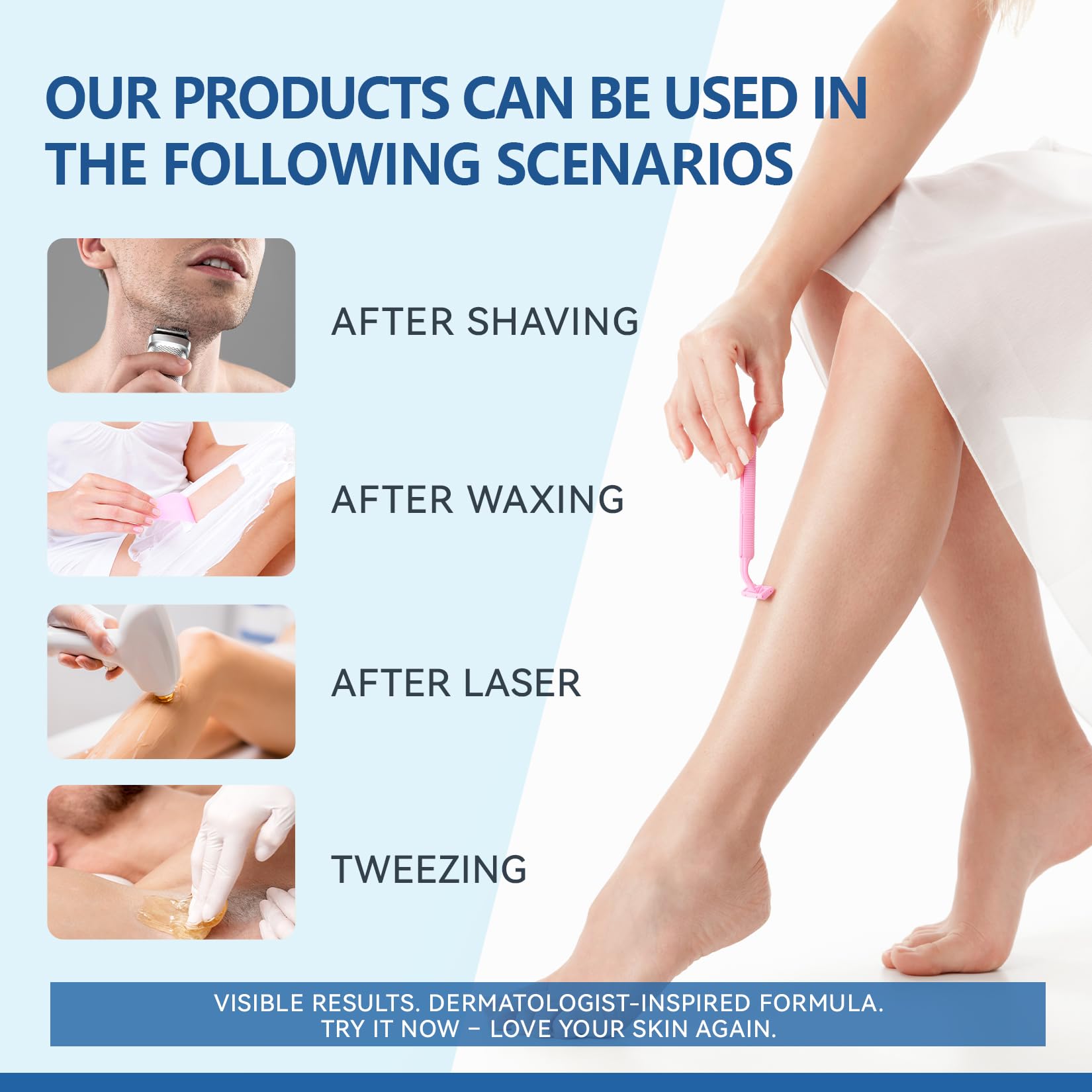 Morovan Serum on beard area for comfortable grooming post-shave