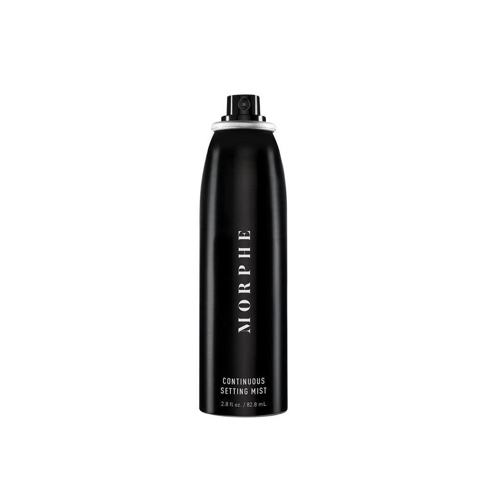 MORPHE Continuous Setting Mist spray arc demonstrates seamless finish and even coverage