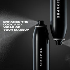 MORPHE Jumbo Setting Spray closeup bottle highlighting compact design and valve.