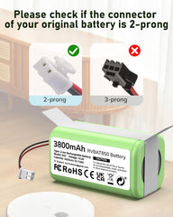 Morpilot RVBAT850 packaging highlights 3800mAh capacity.