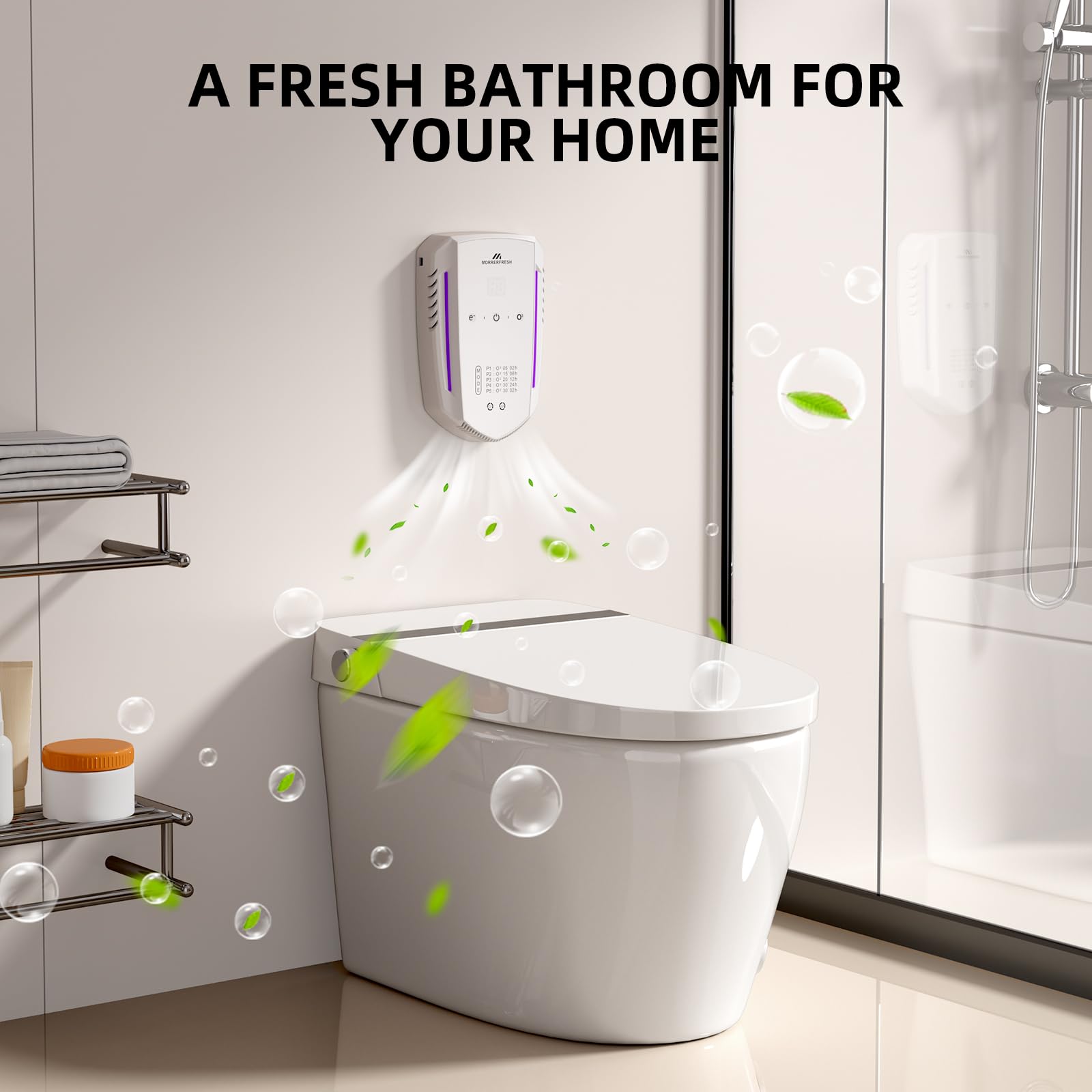 Morrerfresh continuous protection with timer for worry-free operation.