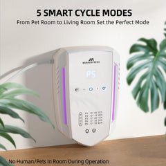 Morrerfresh five-modes control adapts odor cleaning to your space.