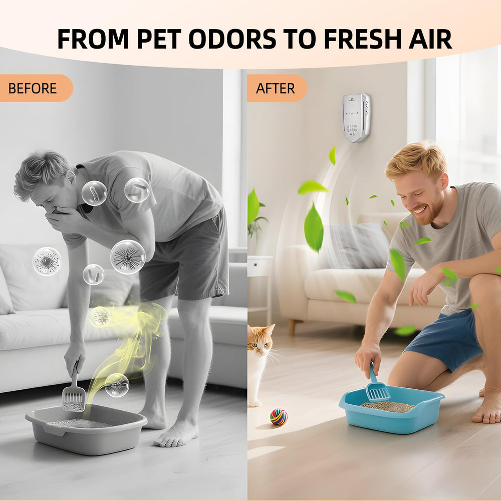 Morrerfresh pet-safe design delivers powerful odor breakdown without filters.
