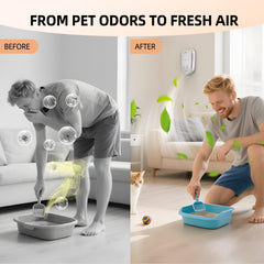 Morrerfresh pet-safe design delivers powerful odor breakdown without filters.