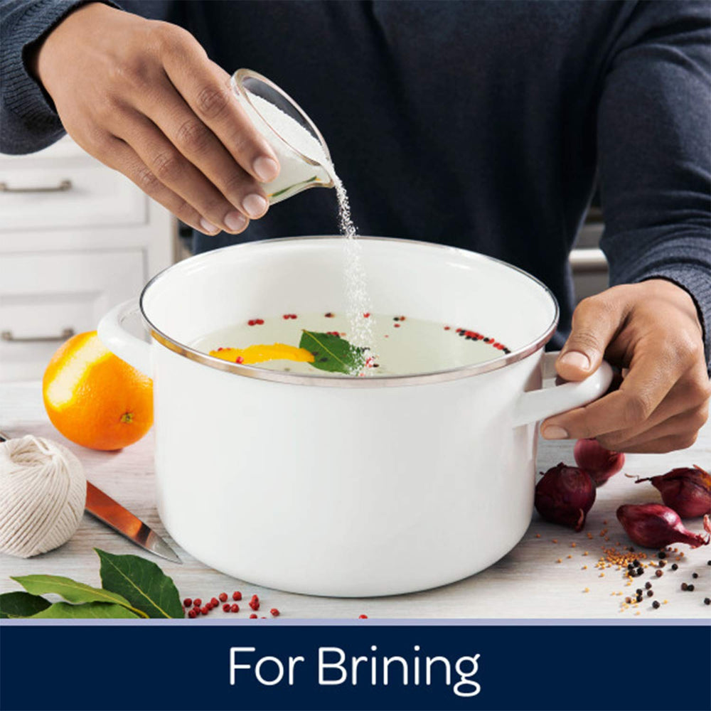 Morton Kosher Salt coarse 4-pack supports bulk family meals and entertaining