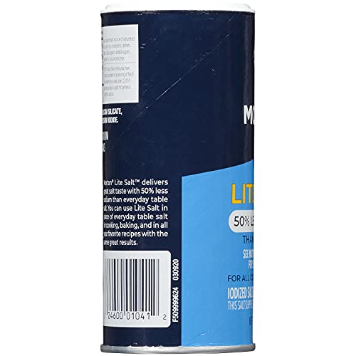 Morton Lite Salt seasoned-dish-on-table evokes familiar taste with reduced sodium at the table.