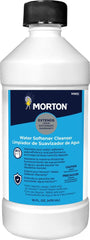 Morton MWSC cleanser bottle pour demonstrates simple maintenance for resin bed cleaning