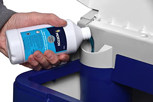 Morton MWSC resin-bed-cleaning action cleans deposits and extends softener life
