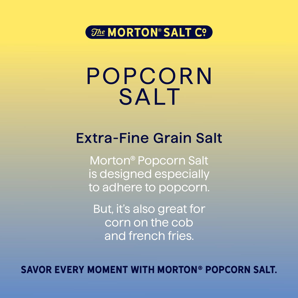 Morton Popcorn Salt sustainable packaging reduces waste