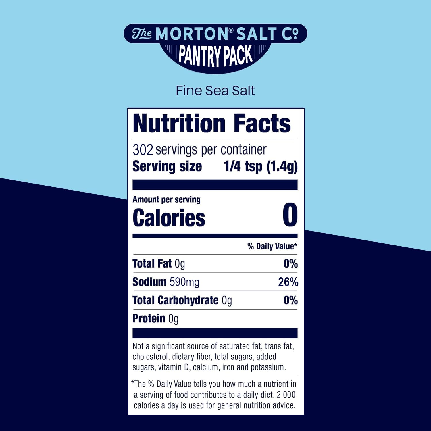 Morton Sea Salt used to season soups and sauces for balance.