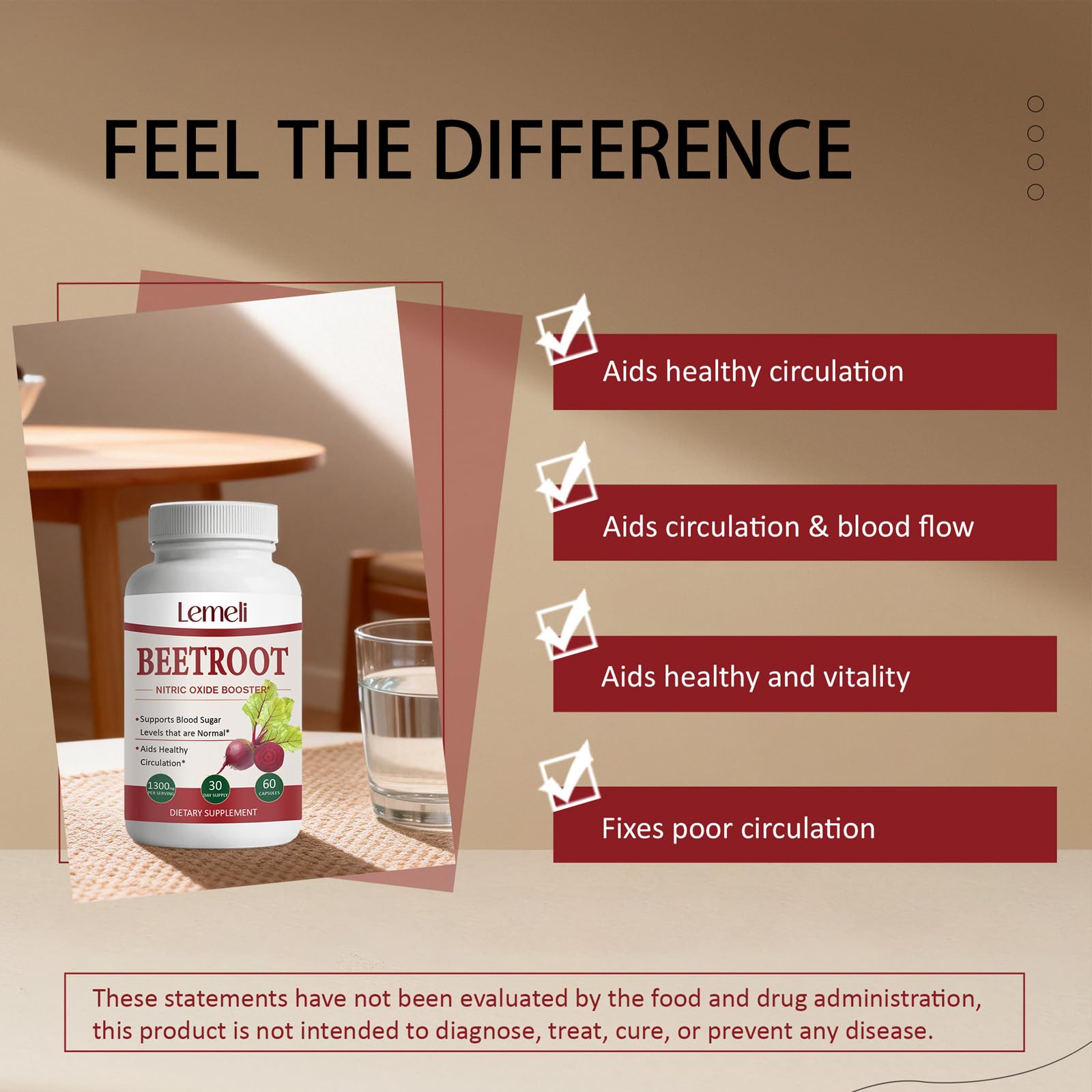 Morvyn Lemeli Beetroot lifestyle shot for on-the-go routines.