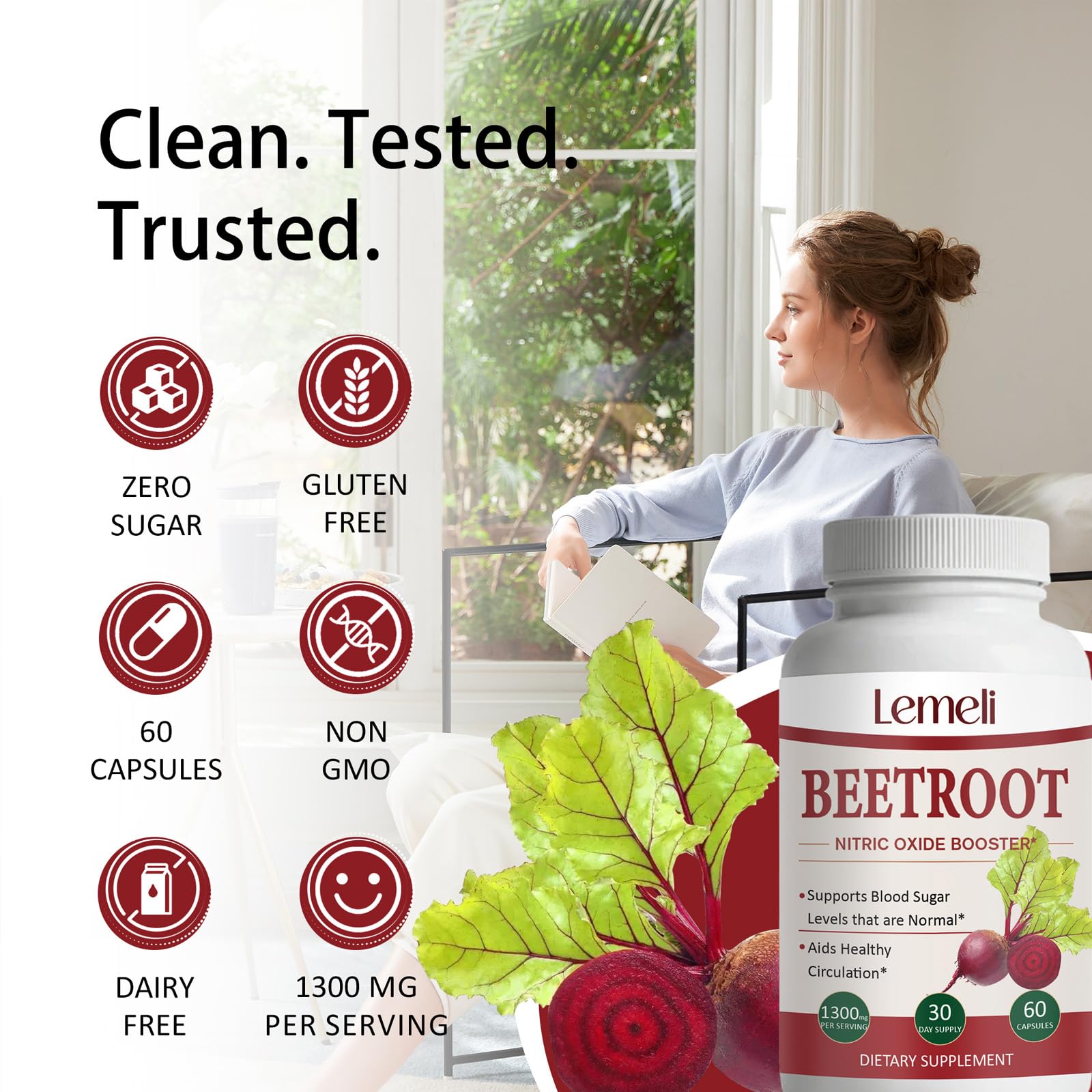 Morvyn Lemeli Beetroot label close-up with transparent info.